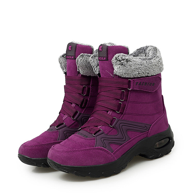 Bottes d'hiver pour femmes avec doublure douce et semelle antidérapante Chic und Stil