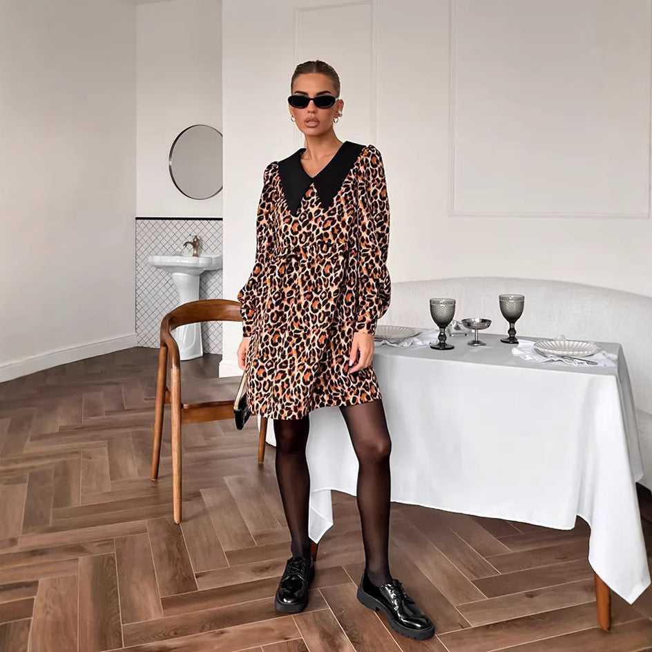 Robe légère à motif animal pour femmes Chic und Stil