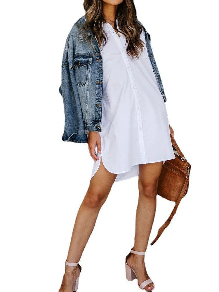 Robe chemise élégante pour dames Chic und Stil