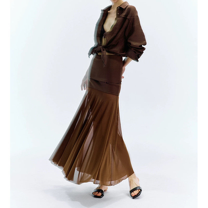 Robe Maxi Étagée Chic pour Femmes Chic und Stil