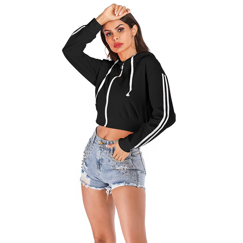Dames Pull à Capuche Sportif Chic und Stil