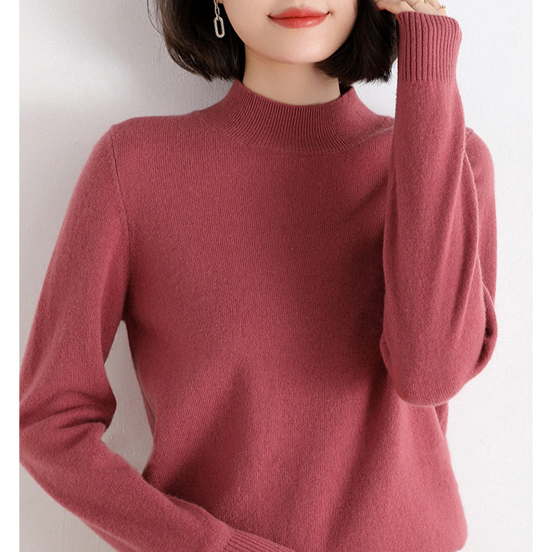 Women’s Soft Knit High-Neck Sweater Chic und Stil