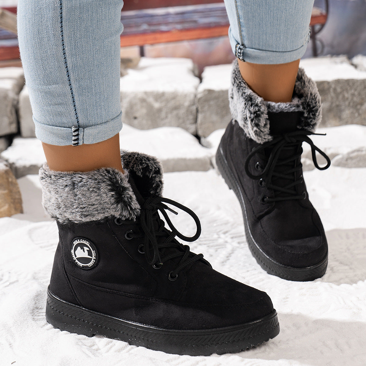 Bottes d'hiver isolées pour femmes Chic und Stil