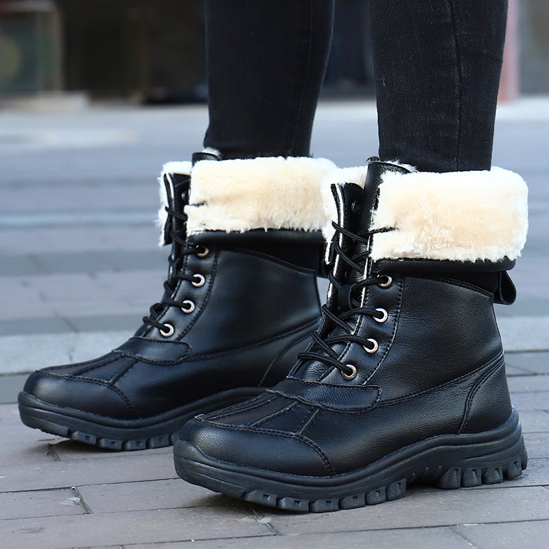 Bottes d'hiver pour femmes doublées avec semelle antidérapante Chic und Stil