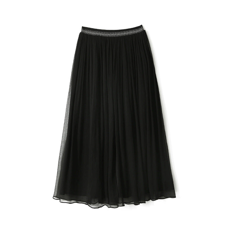 Jupe maxi à fente haute pour femmes Chic und Stil