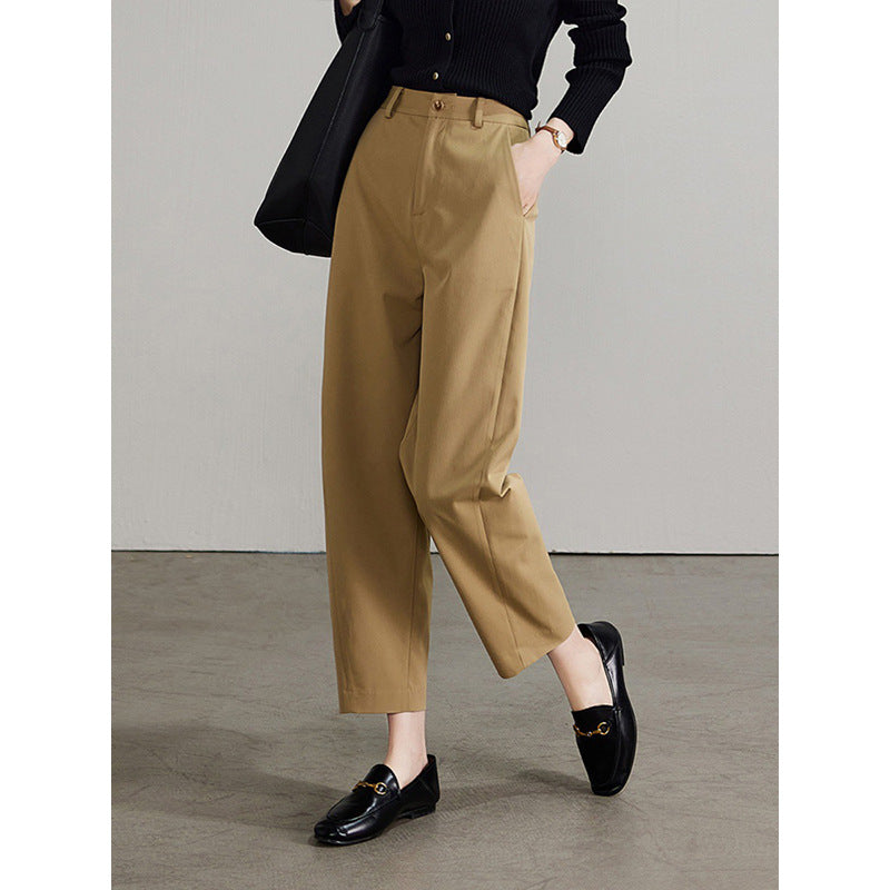 Pantalon taille haute ajusté pour femmes Chic und Stil 1750846998
