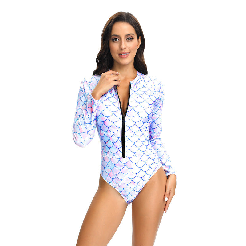 Maillot de bain femmes protection UV à manches longues et fermeture éclair Chic und Stil
