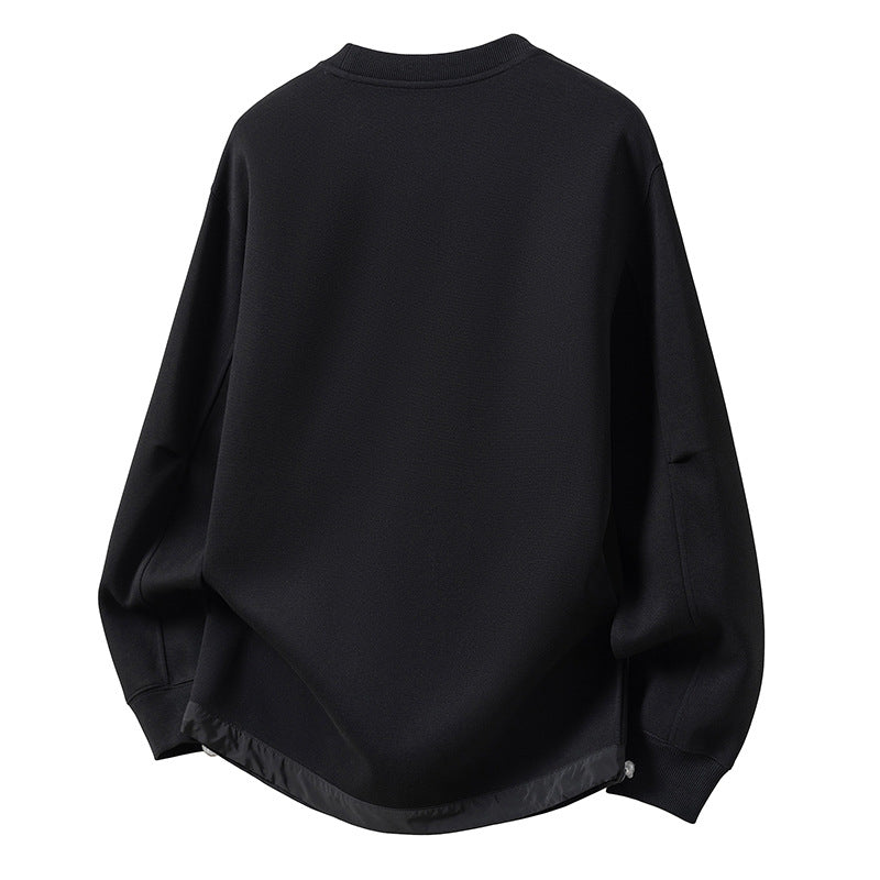 Dames pull-over surdimensionné sportif avec poches zippées pratiques Chic und Stil