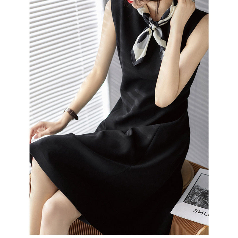 Robe midi classique A-line pour femmes Chic und Stil