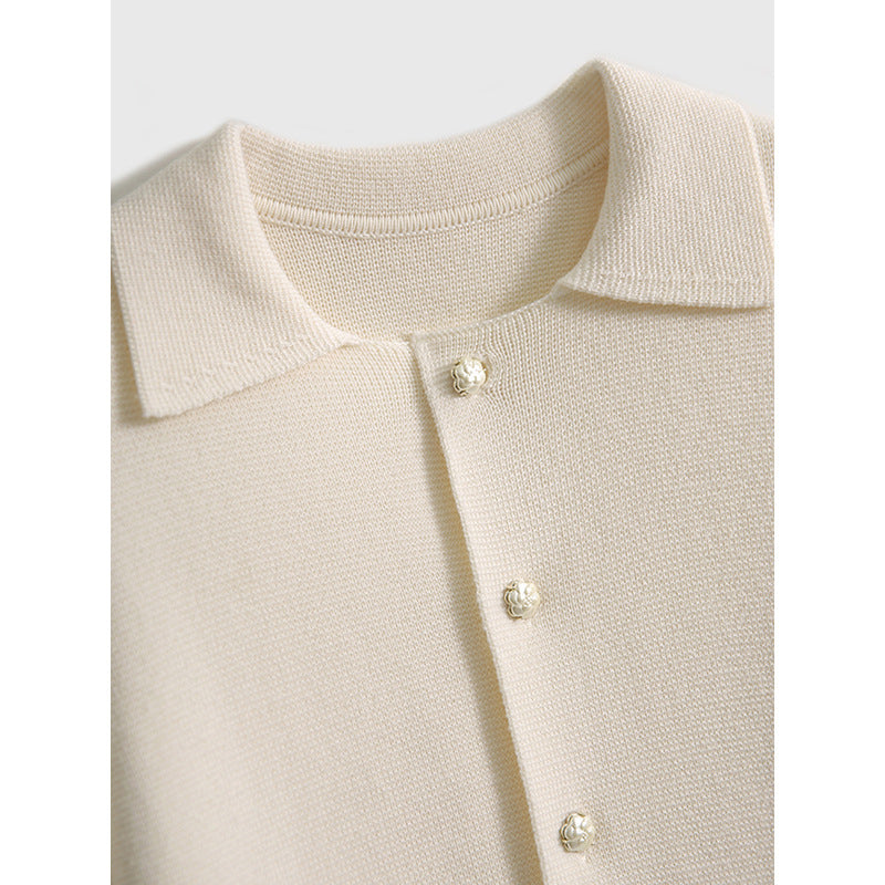Cardigan en maille élégant pour femme avec accents de boutons Chic und Stil