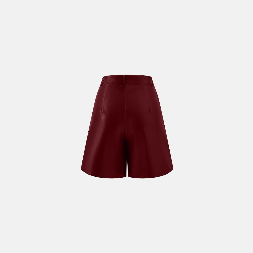 Shorts en cuir de haute qualité pour femmes avec coupe élégante Chic und Stil