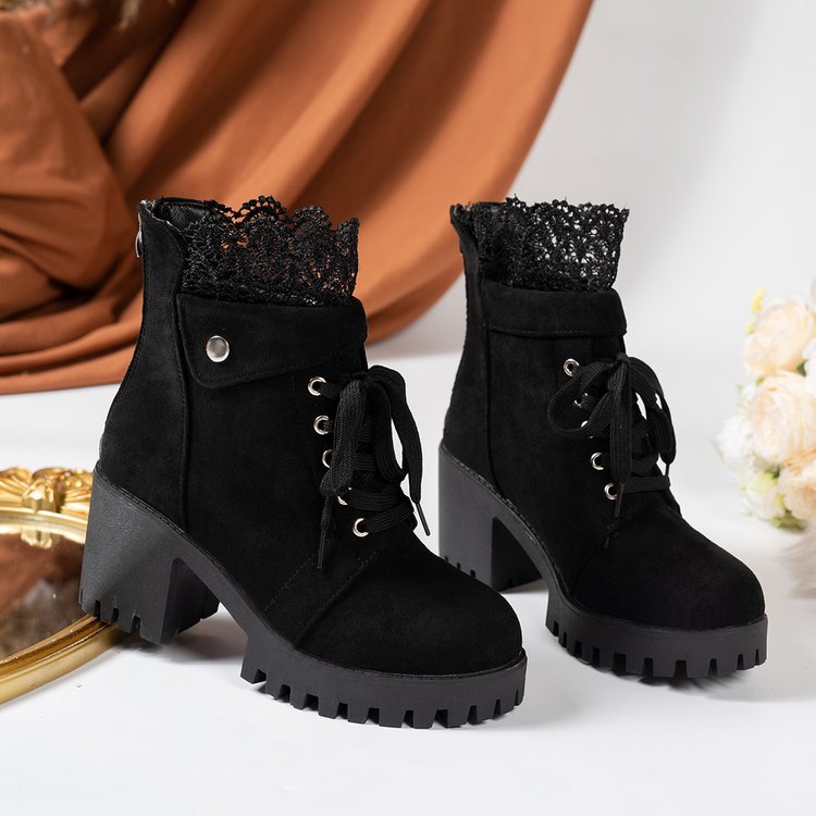 Bottines pour dames en format portrait avec pointe élégante et semelle antidérapante Chic und Stil