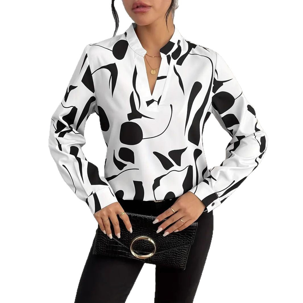 Blouse haute couture pour femmes avec motif moderne Chic und Stil