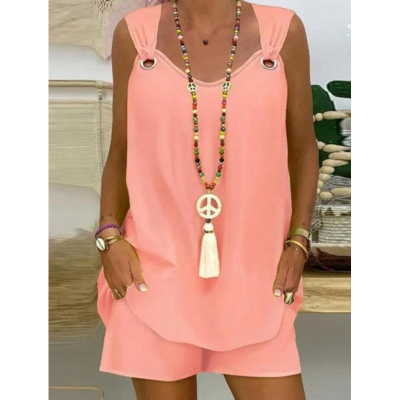 Vêtements de loisirs pour femmes avec une coupe aérienne et des bretelles à la mode Chic und Stil