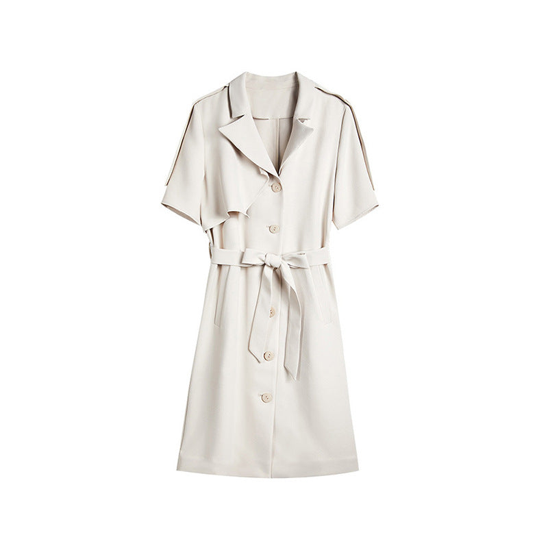 Robe structurée pour femme à boutons Chic und Stil