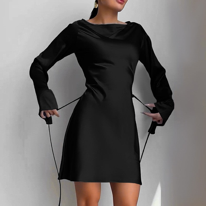 Robe mini enveloppante élégante pour femmes Chic und Stil