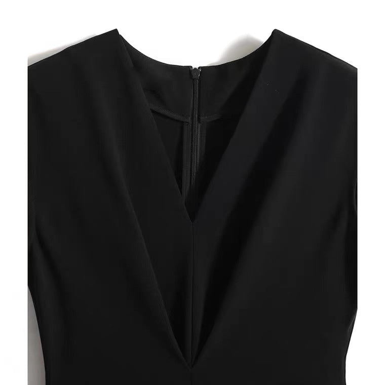 Robe midi sans manches sophistiquée pour femmes Chic und Stil
