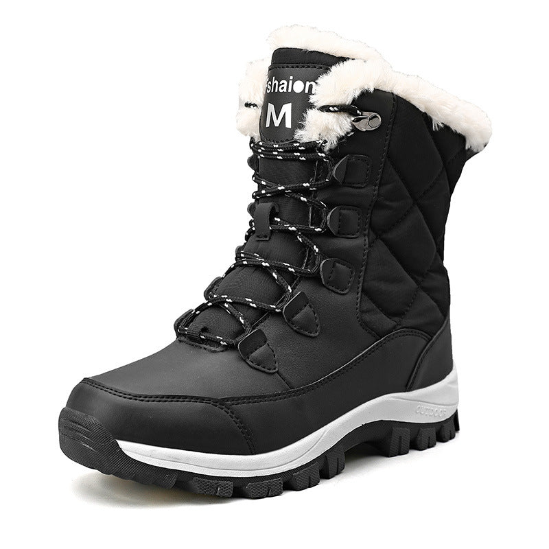 Bottes d'hiver pour femmes avec doublure isolante et semelle antidérapante Chic und Stil