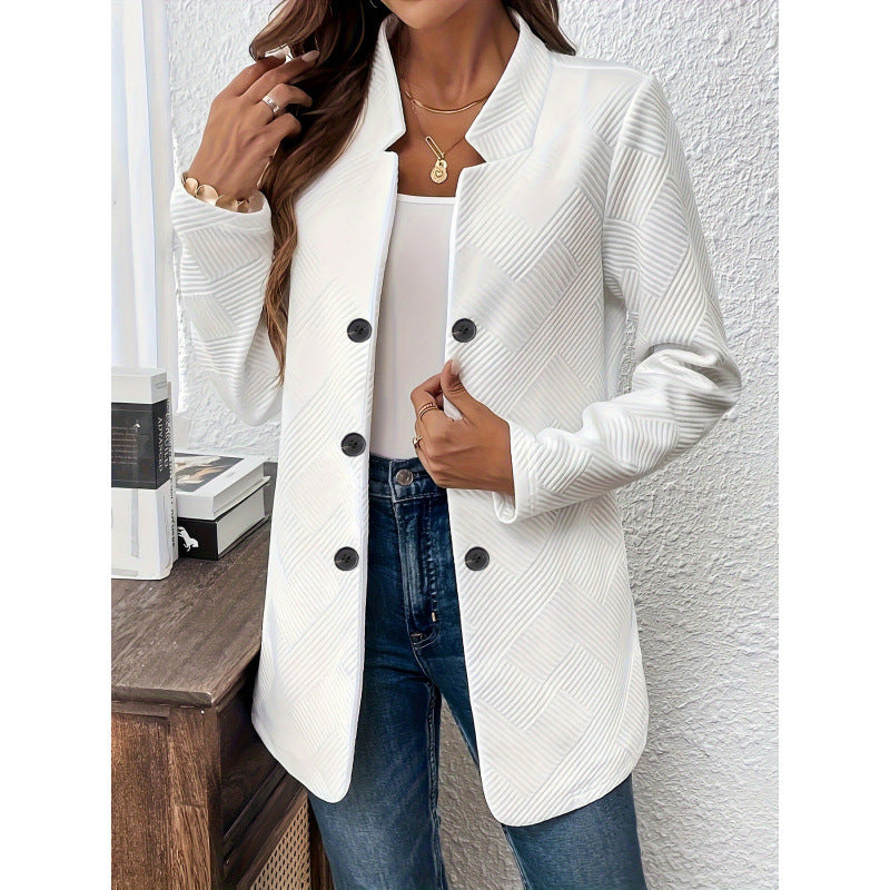 Blazer classique pour femmes avec un design structuré et des détails de bouton modernes Chic und Stil
