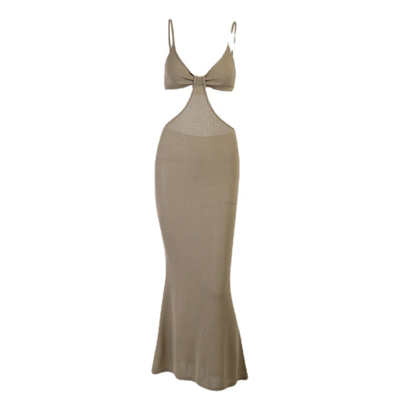 Robe maxi à découpe pour femmes Chic und Stil 1751516020