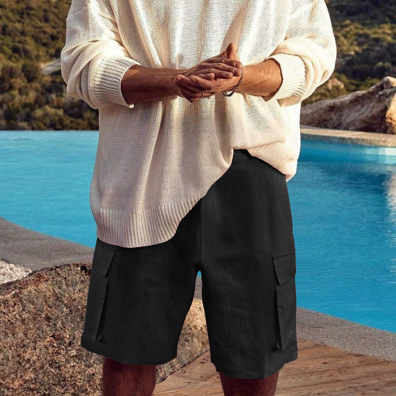 Shorts cargo décontractés pour hommes avec poches latérales pratiques et coupe confortable Chic und Stil