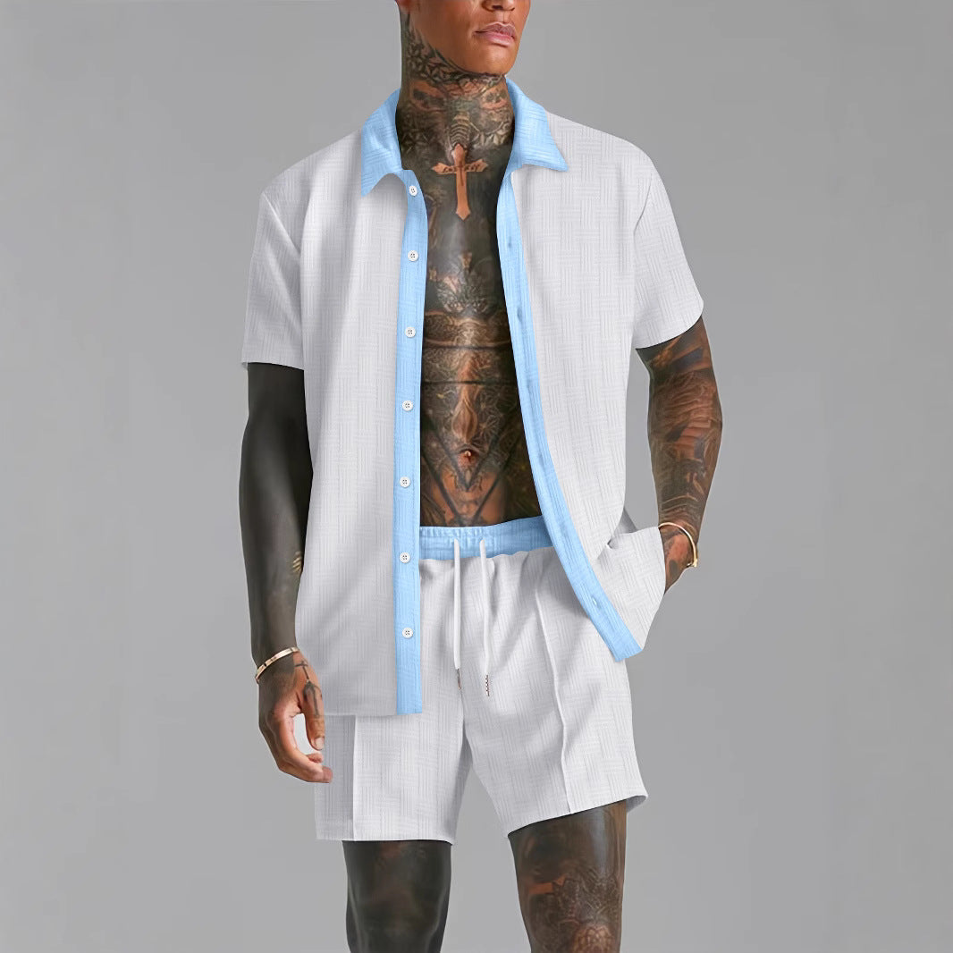 Hommes Loisirs Vacances Ensemble Chic und Stil