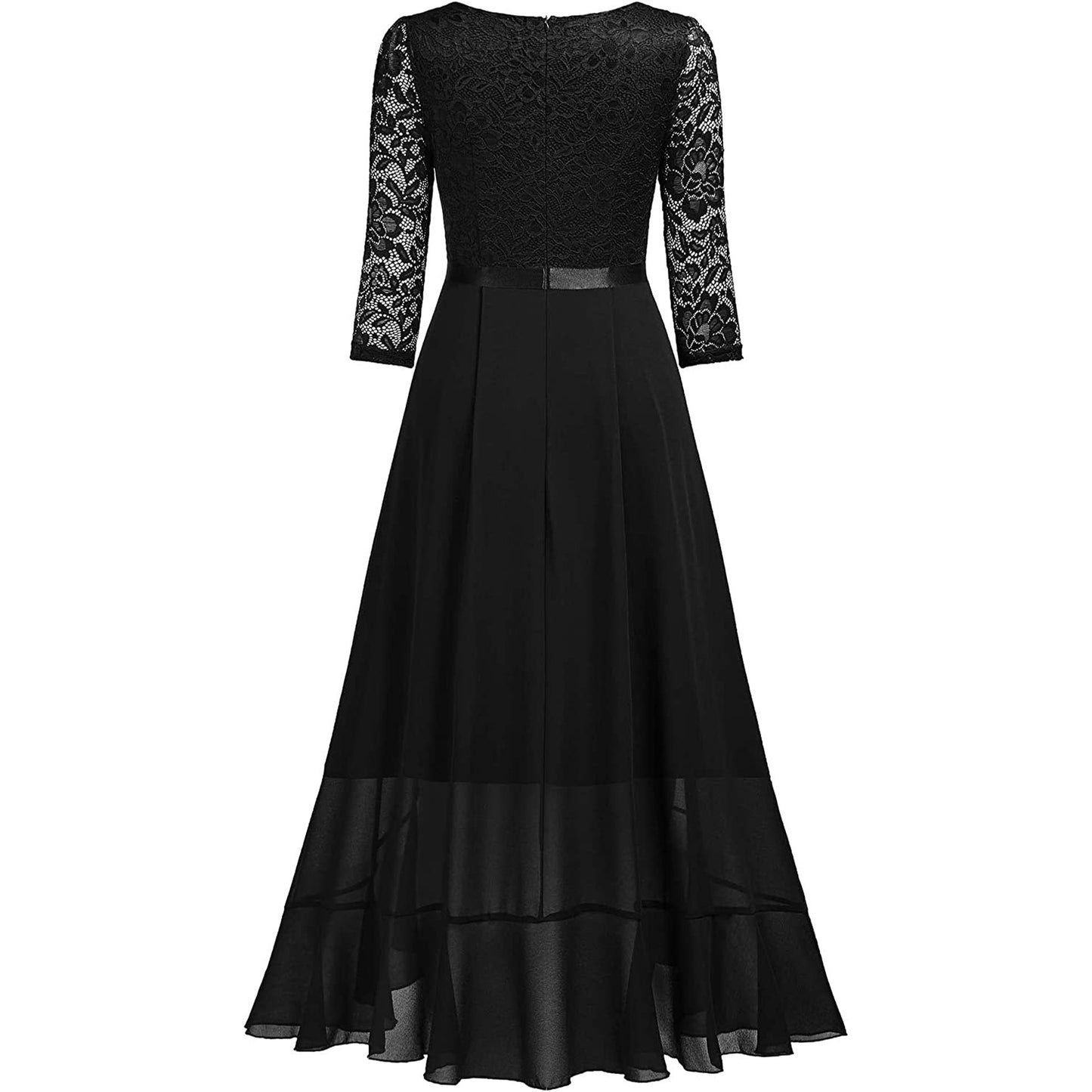 Robe de soirée à volants femme Haute-Basse Chic und Stil