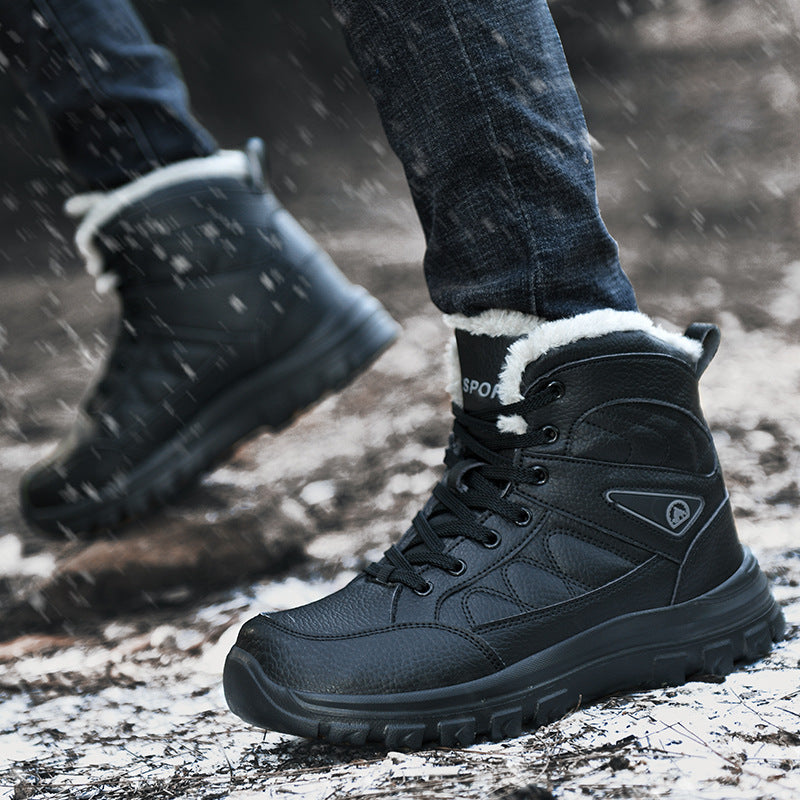 Bottes d'hiver pour femmes rembourrées avec semelle antidérapante et doublure intérieure isolante Chic und Stil