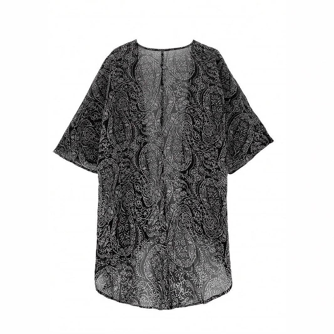 Veste kimono pour femmes avec motif tendance et coupe décontractée Chic und Stil