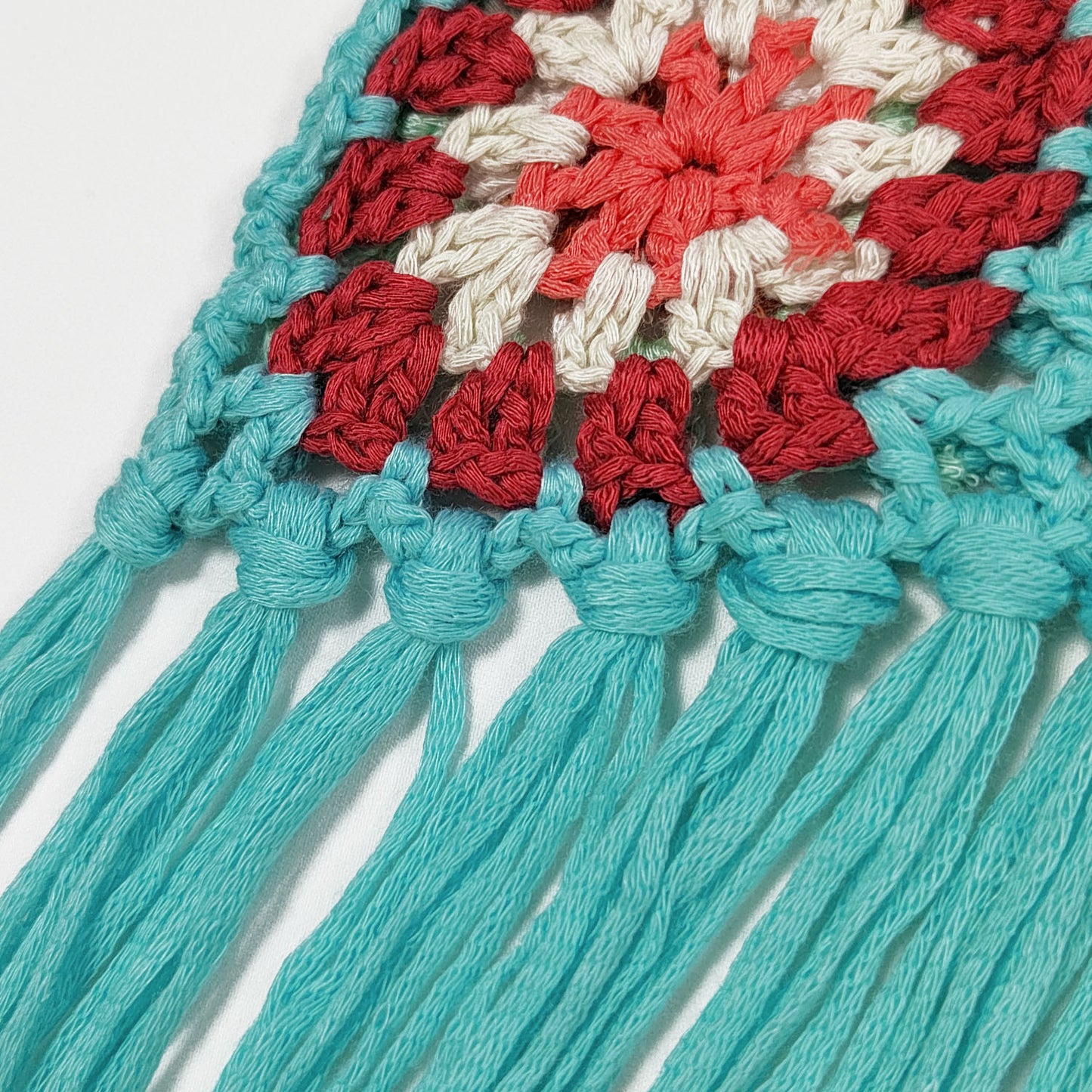 Sac bandoulière en crochet boho pour femmes Chic und Stil