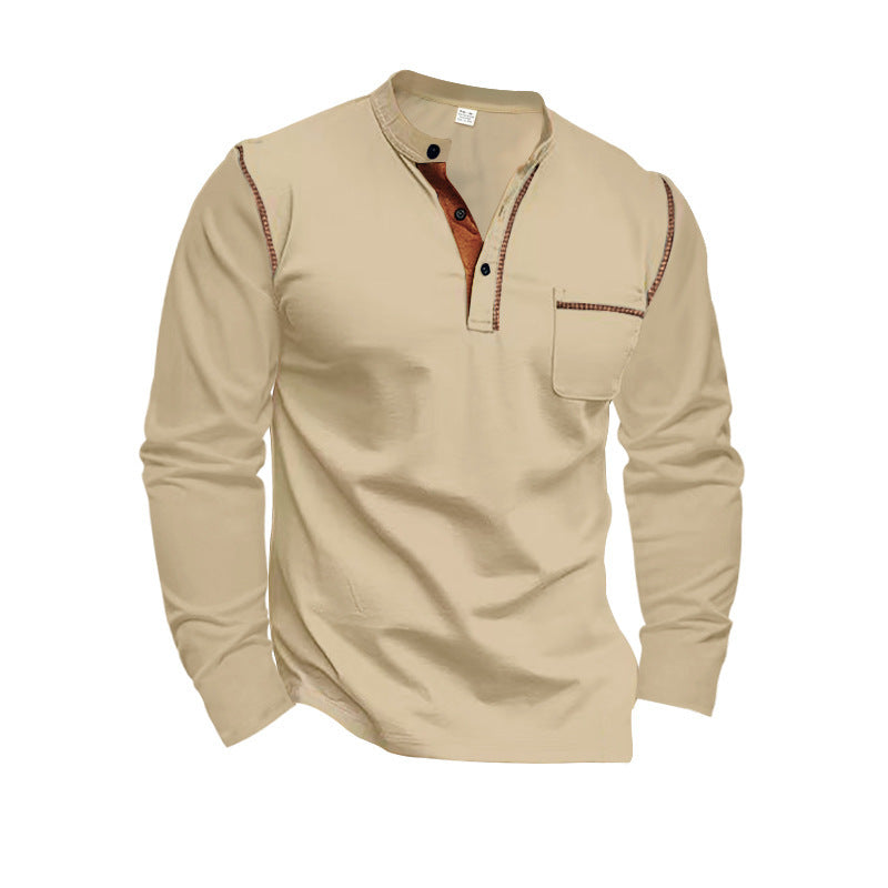 Chemise à manches longues décontractée pour hommes avec des détails modernes Chic und Stil