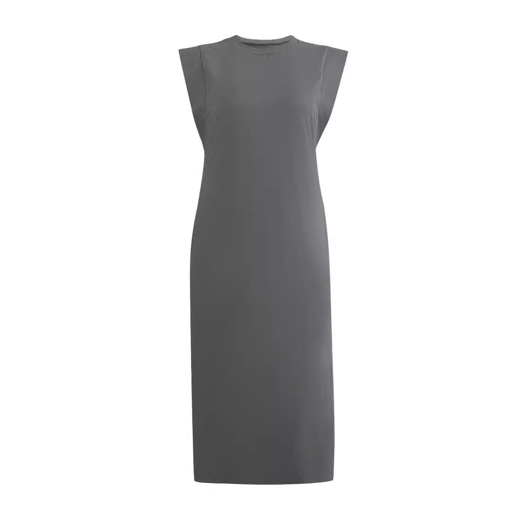Robe maxi décontractée pour femme avec design à manches courtes Chic und Stil