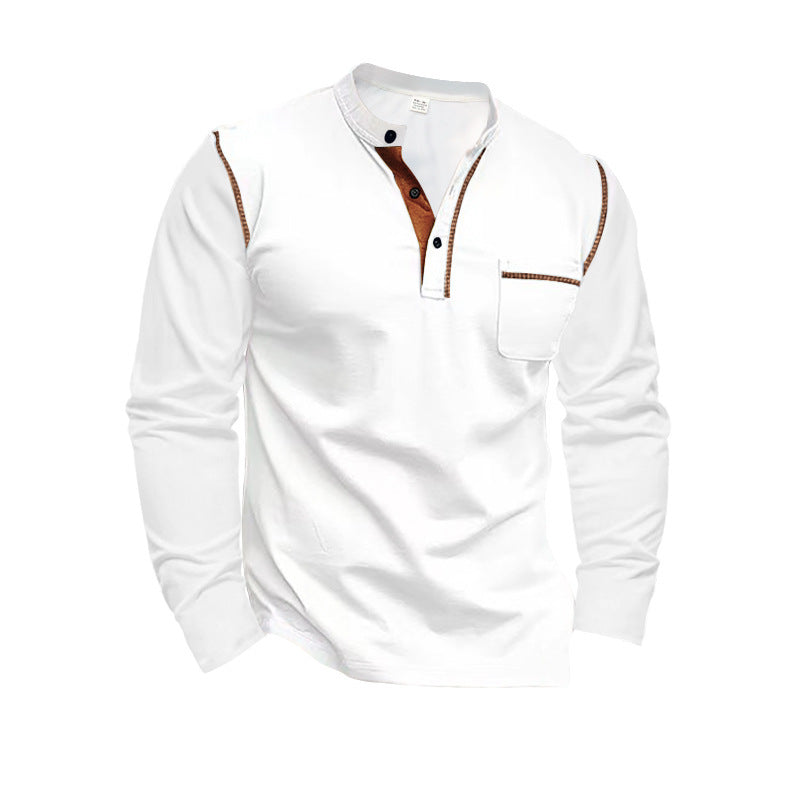 Chemise à manches longues décontractée pour hommes avec des détails modernes Chic und Stil