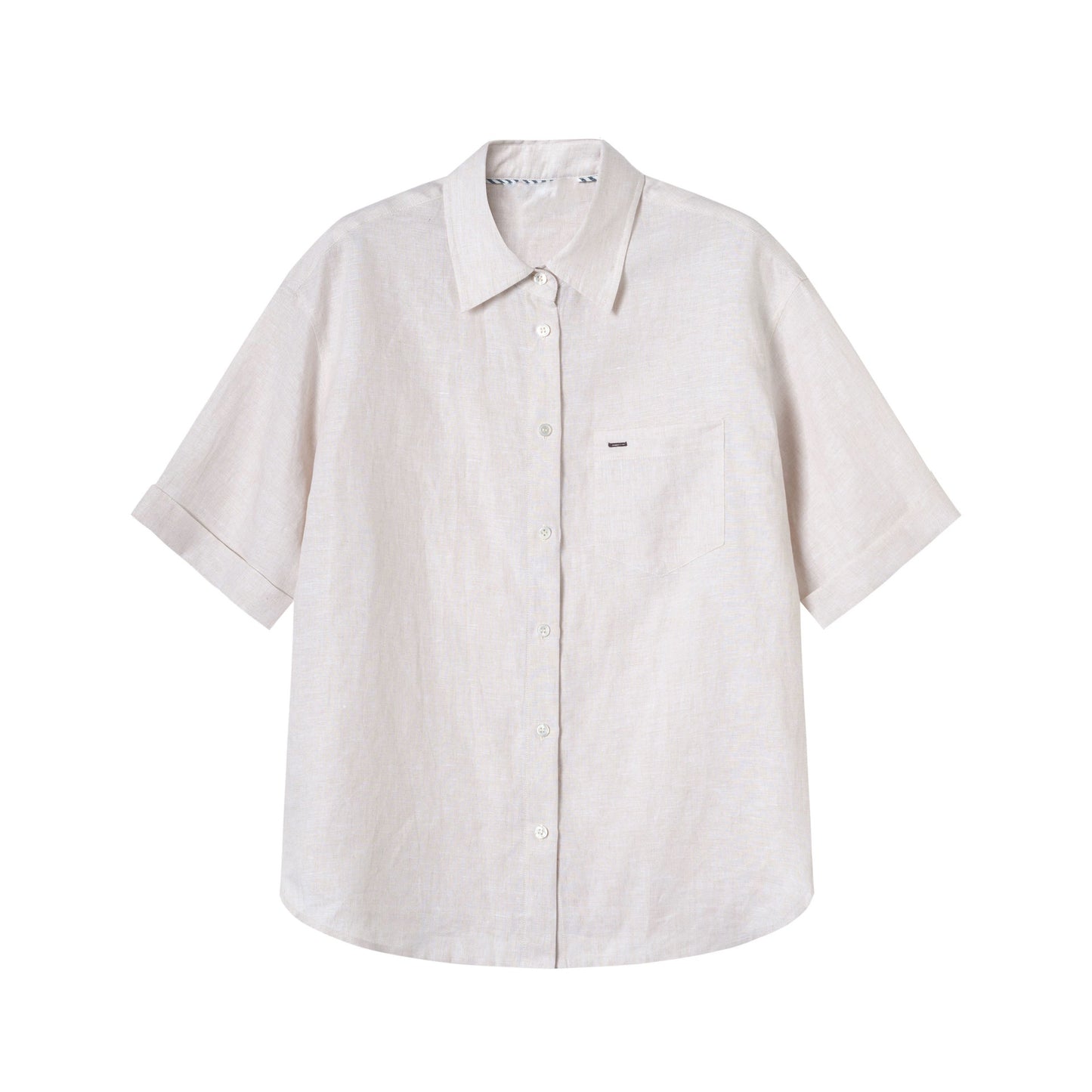 Chemise boutonnée décontractée à manches courtes pour femmes Chic und Stil