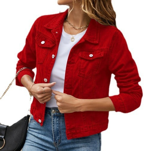 Veste en denim classique pour femmes dans le style couture Chic und Stil