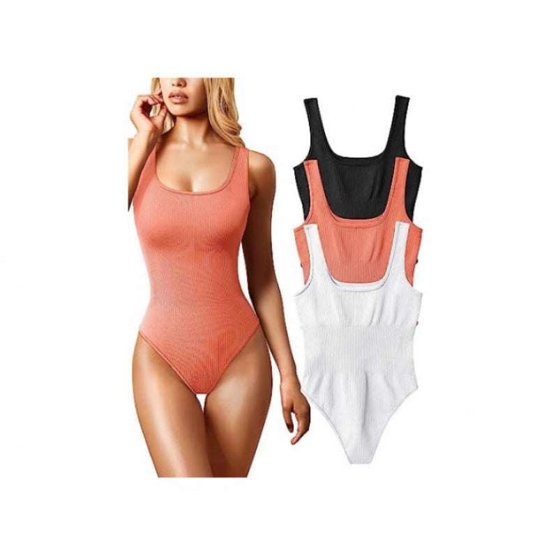 Maillot de bain femme à encolure haute côtelée Chic und Stil