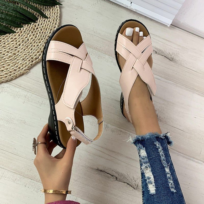 Sandales pour dames à lanières confortables avec semelle anatomique Chic und Stil