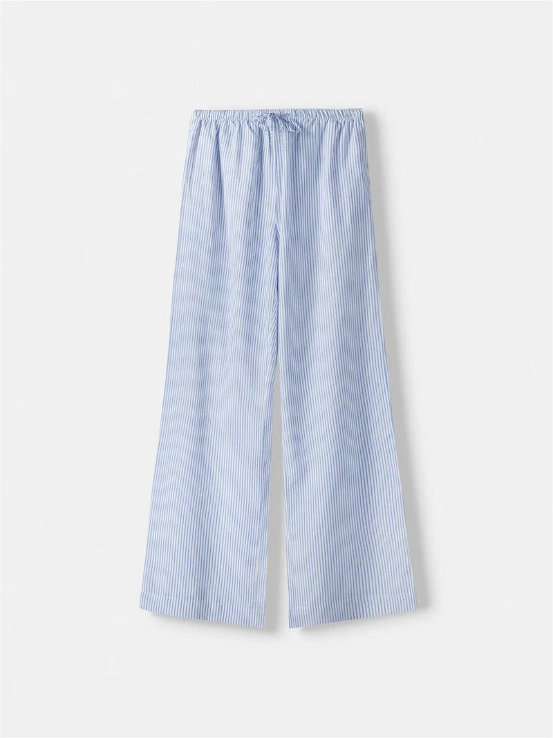Pantalon d'été décontracté pour femmes avec poches latérales et taille élastique Chic und Stil