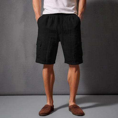 Shorts cargo multifonctionnels pour hommes avec poches latérales confortables et taille élastique Chic und Stil