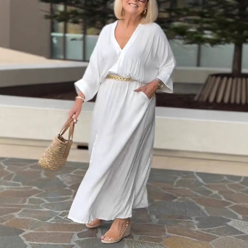 Robe maxi élégante et décontractée pour femmes Chic und Stil