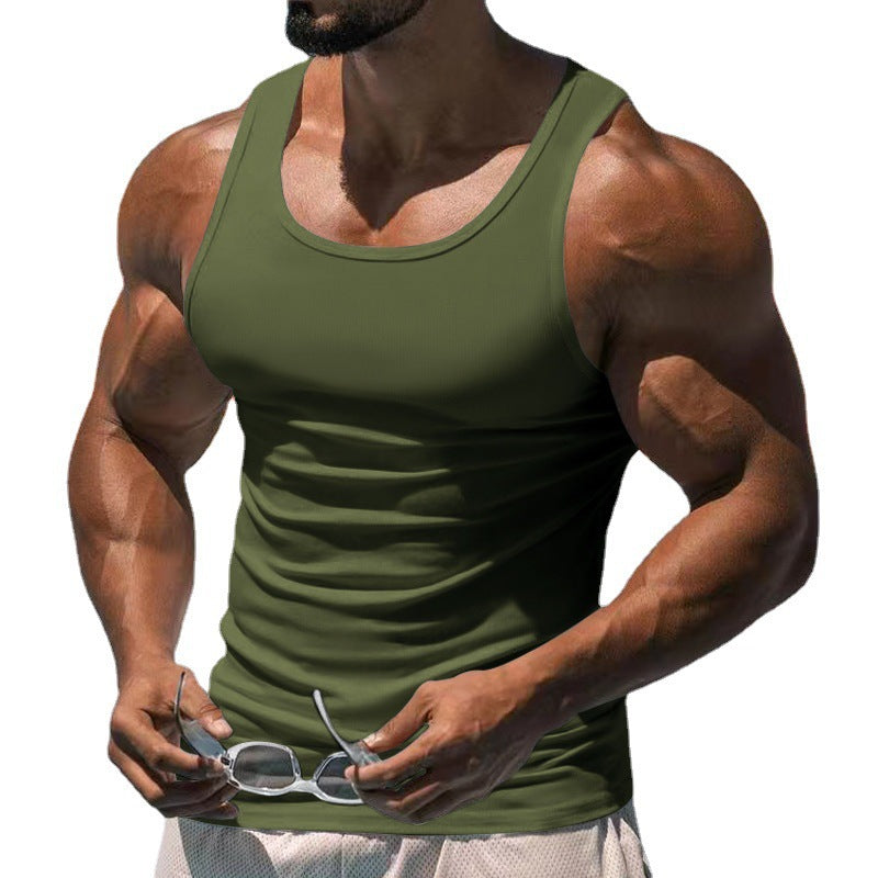 Hommes Débardeur de sport respirant à coupe ajustée Chic und Stil