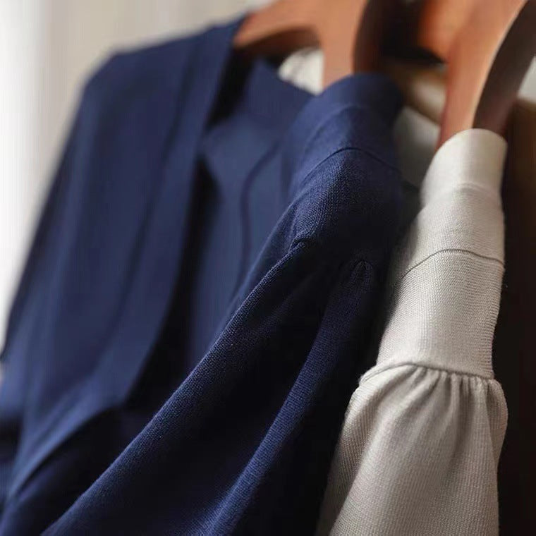 Haut en tricot à manches courtes pour femmes Chic und Stil