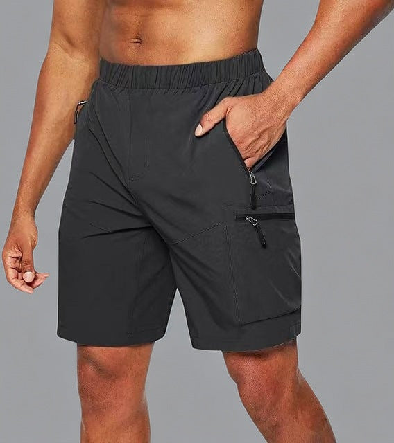 Shorts fonctionnels pour hommes avec taille élastique et poches zippées pratiques Chic und Stil