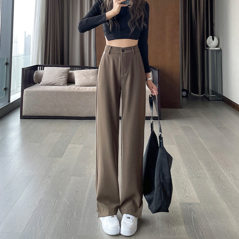 Pantalons larges taille haute pour femmes Chic und Stil 1750846289
