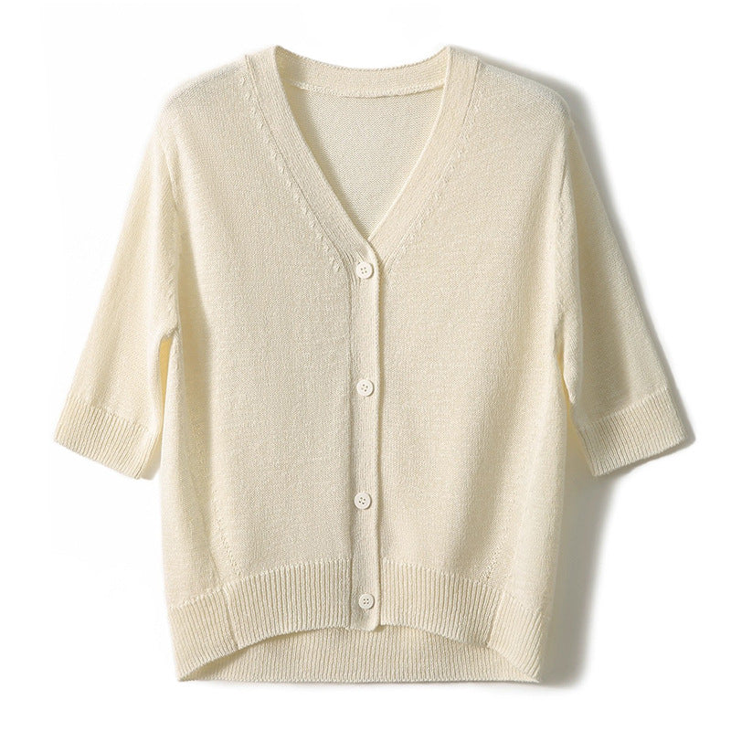 Gilet tricot à manches courtes pour femmes Chic und Stil