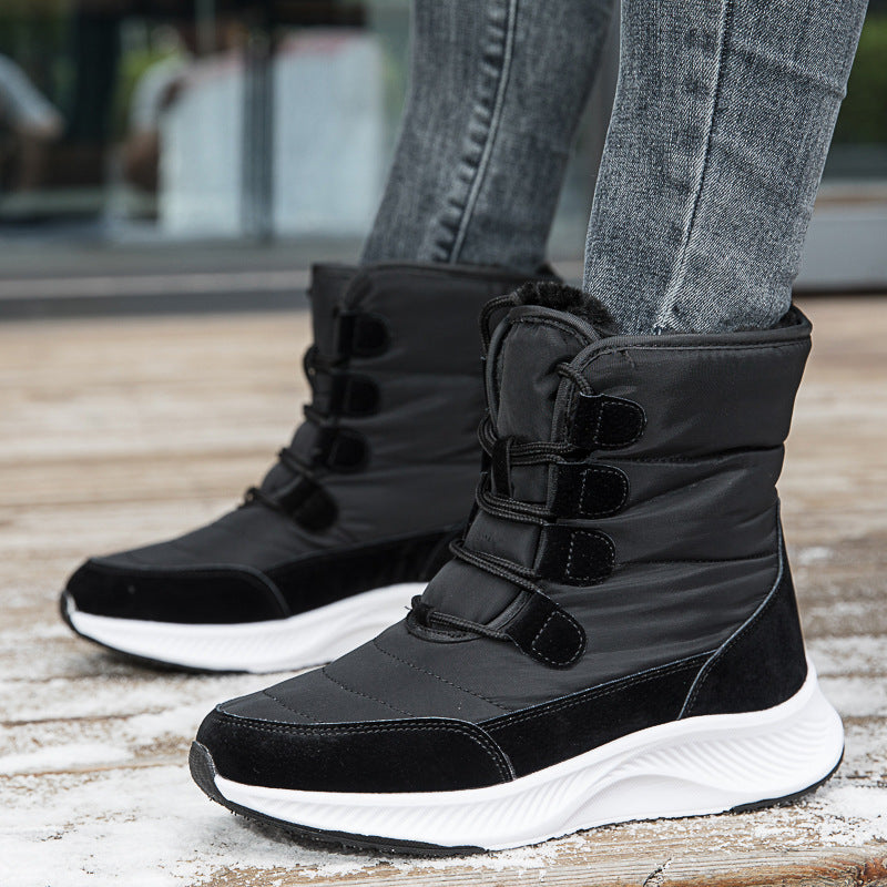 Bottes de sneaks d'hiver pour femmes avec doublure isolante et semelle antidérapante Chic und Stil