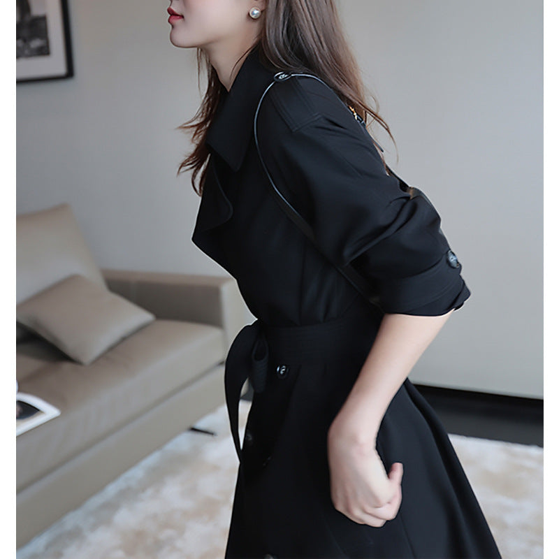 Manteau trench pour femme à double boutonnage avec ceinture Chic und Stil