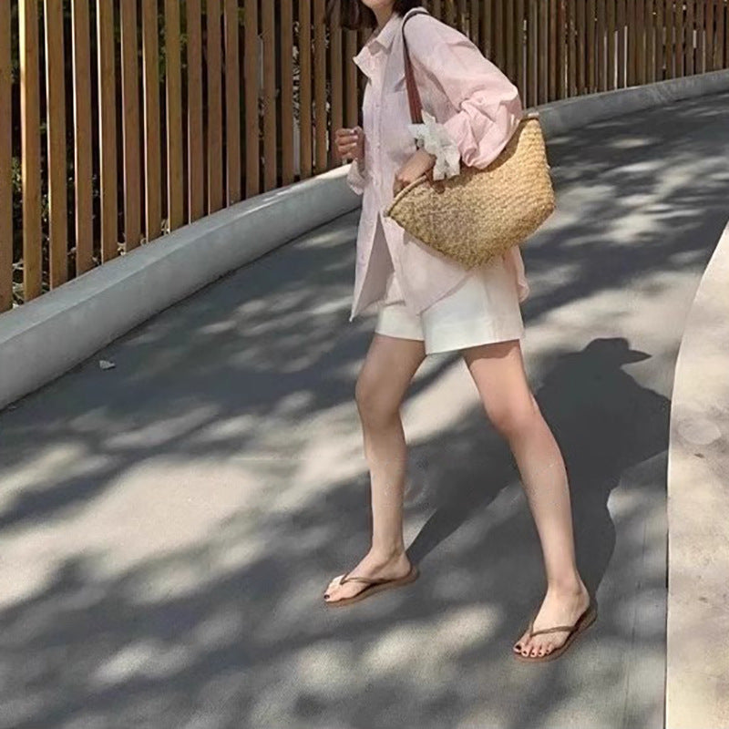 Chemise à boutons pour femmes, coupe décontractée oversize Chic und Stil