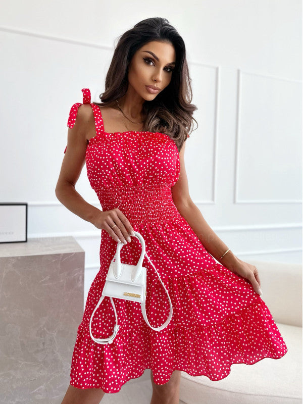 Robe mini à volants pour femmes Chic und Stil