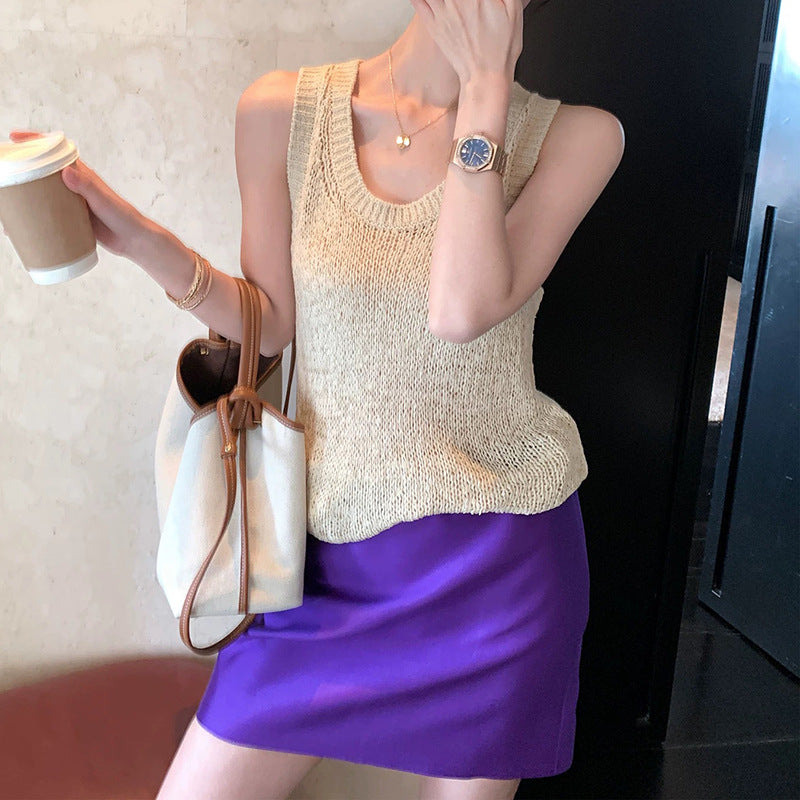 Jupe mini taille haute classique pour femmes Chic und Stil
